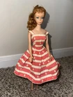 Vintage #4  Titian Ponytail Barbie Wearing Tagged Dress TLC