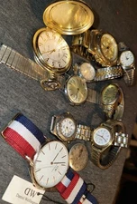 watches bundle, Men / Women . NEW, WORKING, AND A COUPLE PARTS WATCHES 