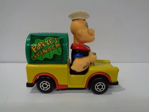 Matchbox 1980 Vintage Popeye Die-Cast Model Popeye Spinach Vehicle
