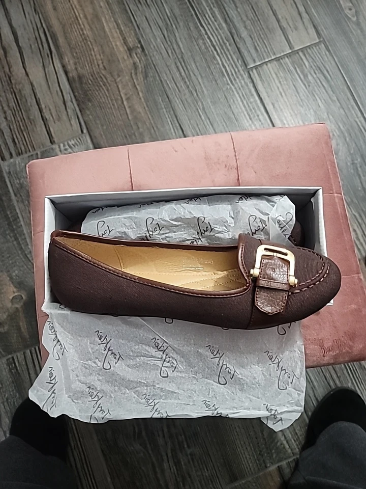 Zapatos de vestir planos marrones para mujer Tory Klein, talla 11 Foto 3 de 4