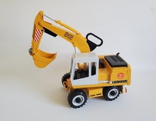 BRUDER LIEBHERR 912 Escavatore Tractopelle Cantiere Scala 1:16 Funziona - TBE