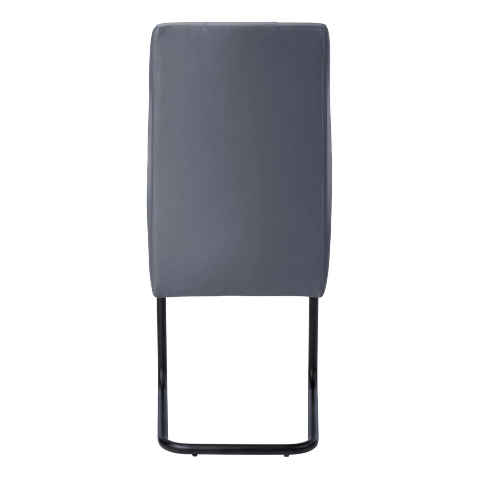 Silla de Comedor, Juego de 2, Lateral, Tapizada, Cocina, Comedor, 39" Altura Foto 4 de 4