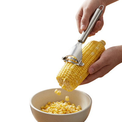 Stainless Steel corn cob stripper,corn cutter to cut corn off the cob