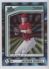 2024 Donruss Rated Prospects Carolina Blue Laser /249 Jackson Merrill #102 05ns