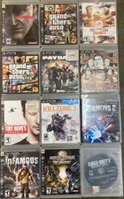 PS3 Video Game Lot Of 12 Titles GTA V Mortal Kombat Vs DC Universe Sleeping Dogs