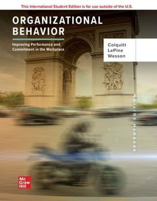 Organizational Behavior? Improving Perfo:rmance and Commitmen
