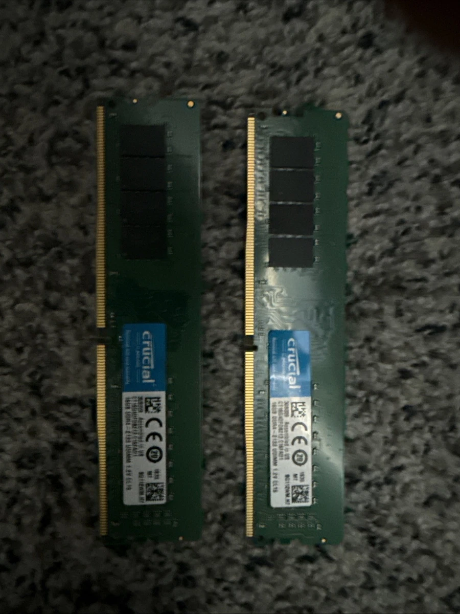 Crucial PC4-17000 (DDR4-2133) Bus Speed Computer RAM 16 GB Total
