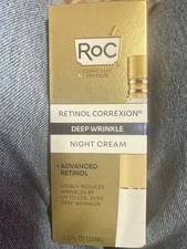 RoC Retinol Correxion Deep Wrinkle Night Cream Advanced Retinol 1oz. New
