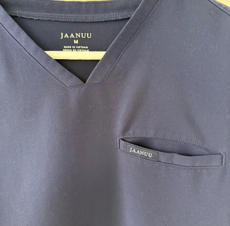 Conjunto Exfoliante Médico Jaanuu Para Hombre Ajuste Azul Marino M Mediano Foto 3 de 4