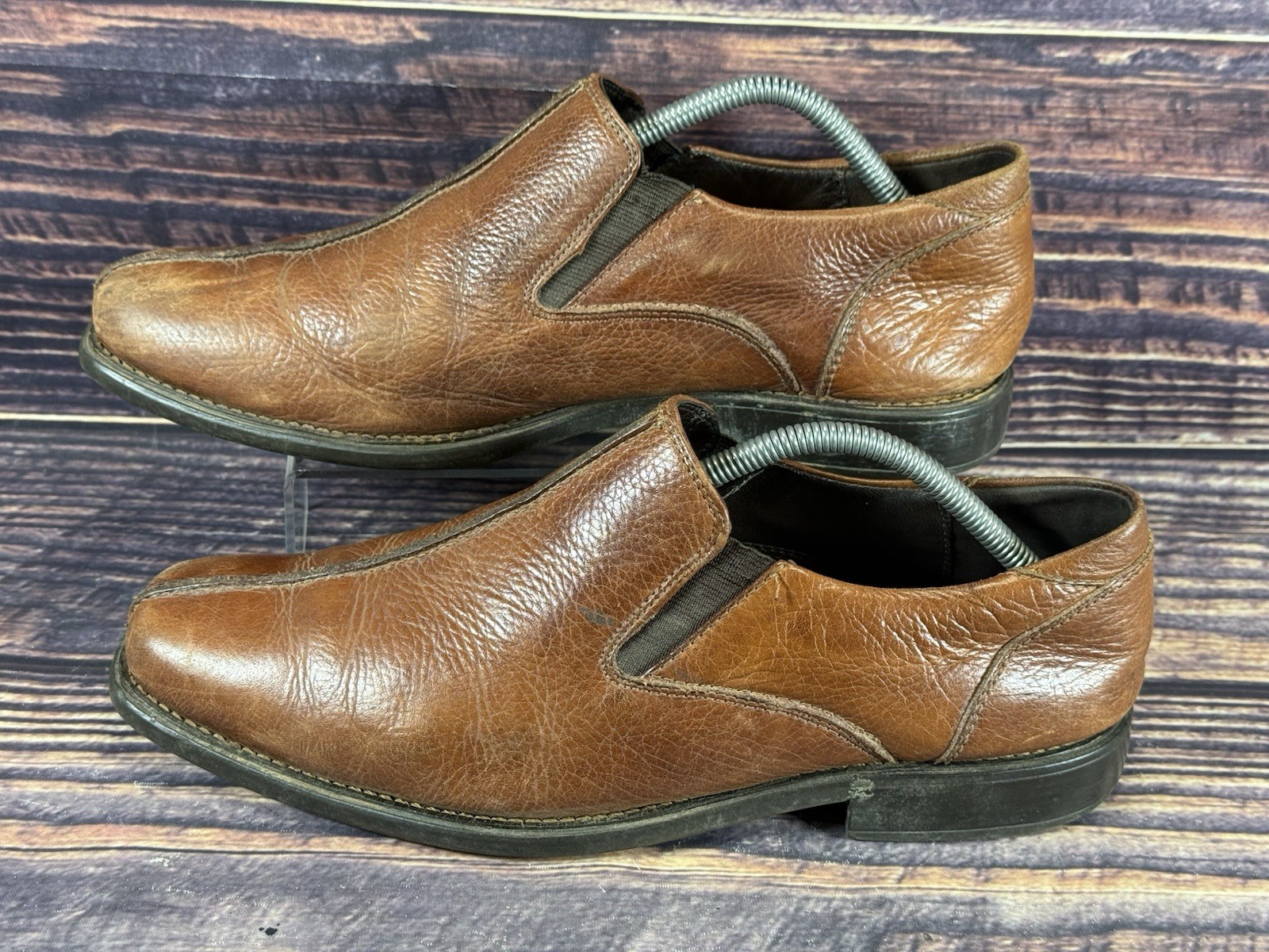 Johnston & Murphy Macomb Split-Toe Sheep Skin Lea… - image 1