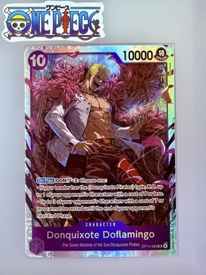 One Piece Card Game   COLOR: PURPLE OP14-069 DONQUIXOTE DOFLAMINGO SR FOIL NM