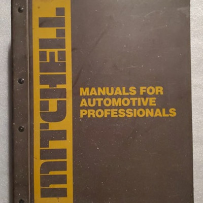 1987-88 Mitchell Service Repair Manual Computer Control Diagnostic Testing Vol 1