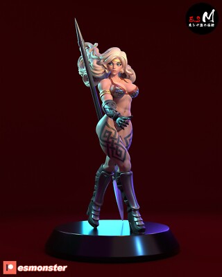 ES Monster Amazon resin 75mm 1/6 1/4 scale anime figure DIY unpainted