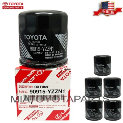 富士フイルムCT203209,CT203210 5 Pk Genuine Toyota Corolla Sienna Oil Filter 90915-YZZF2 90915