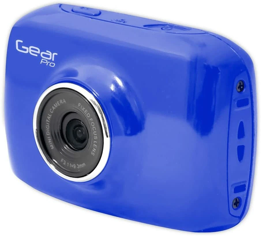 GearPro GDV285 HD 12MP Action Camera with 1080p Full HD Video (Blue) - Image 2 of 4