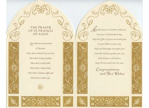 American Greetings Girl Confirmation Card: May God's Gifts of Grace Surround You - Image 2 of 2