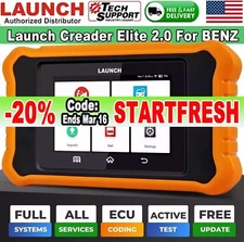 2025 LAUNCH X431 Elite 2.0 for Mercedes-Benz OBD2 Scanner Car Diagnostic Tool