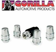 5 Gorilla Wheel Locks Chrome 14mm X 1.50 Bulge Acorn 14x1.5 Lug Nut 71641nb5