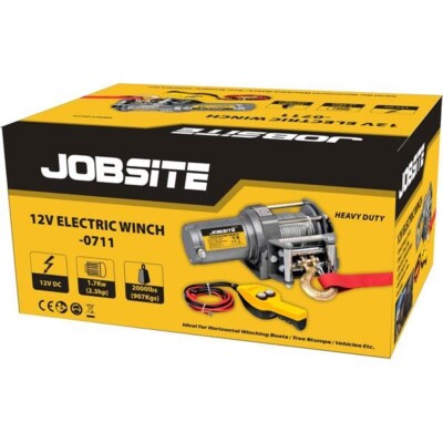 12V Elektrische Seilwinde 1000 bis 2000lb Reversible Auto Van Boot LKW AV Abzieher 0711
