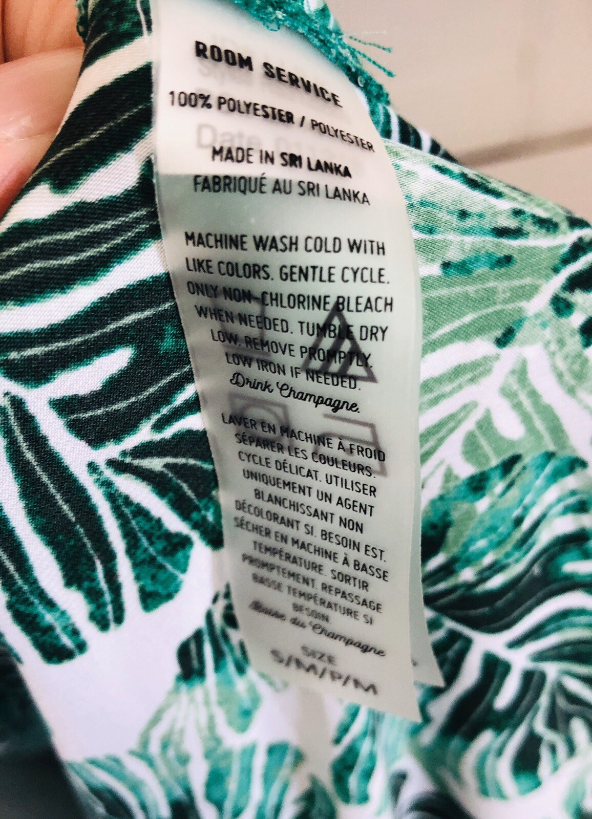 ROOM SERVICE Split Robe Tropical Valentine Nordstrom … - Gem