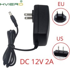 US/EU/UK AC TO DC 12V 2A Power Supply Adapter for CCTV Security Camera