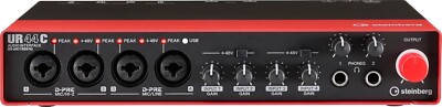 Steinberg Usb3.0 Audio Interface 32Bit/192Khz Red 3.30 Pound UR44C RD JP NEW