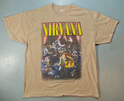 nirvana unplugged oversized tee