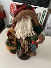 Christmas Santa Claus Doll Figurine Statue Tabletop Decor Floor