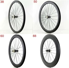 700C Road Bike Carbon Wheels Clincher Bicycle Single Rear Weels UD Matte Finish