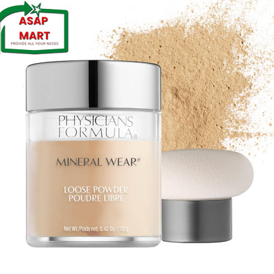 Physicians Formula Mineral Wear Talc-Free Loose Powder Translucent Light, Dermat