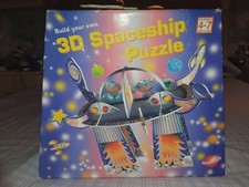 KINDER MARKS & SPENCER M&S BAUEN SIE IHR EIGENES 3D-RAUMSCHIFF PUZZLE WEIHNACHTSSPIELZEUG