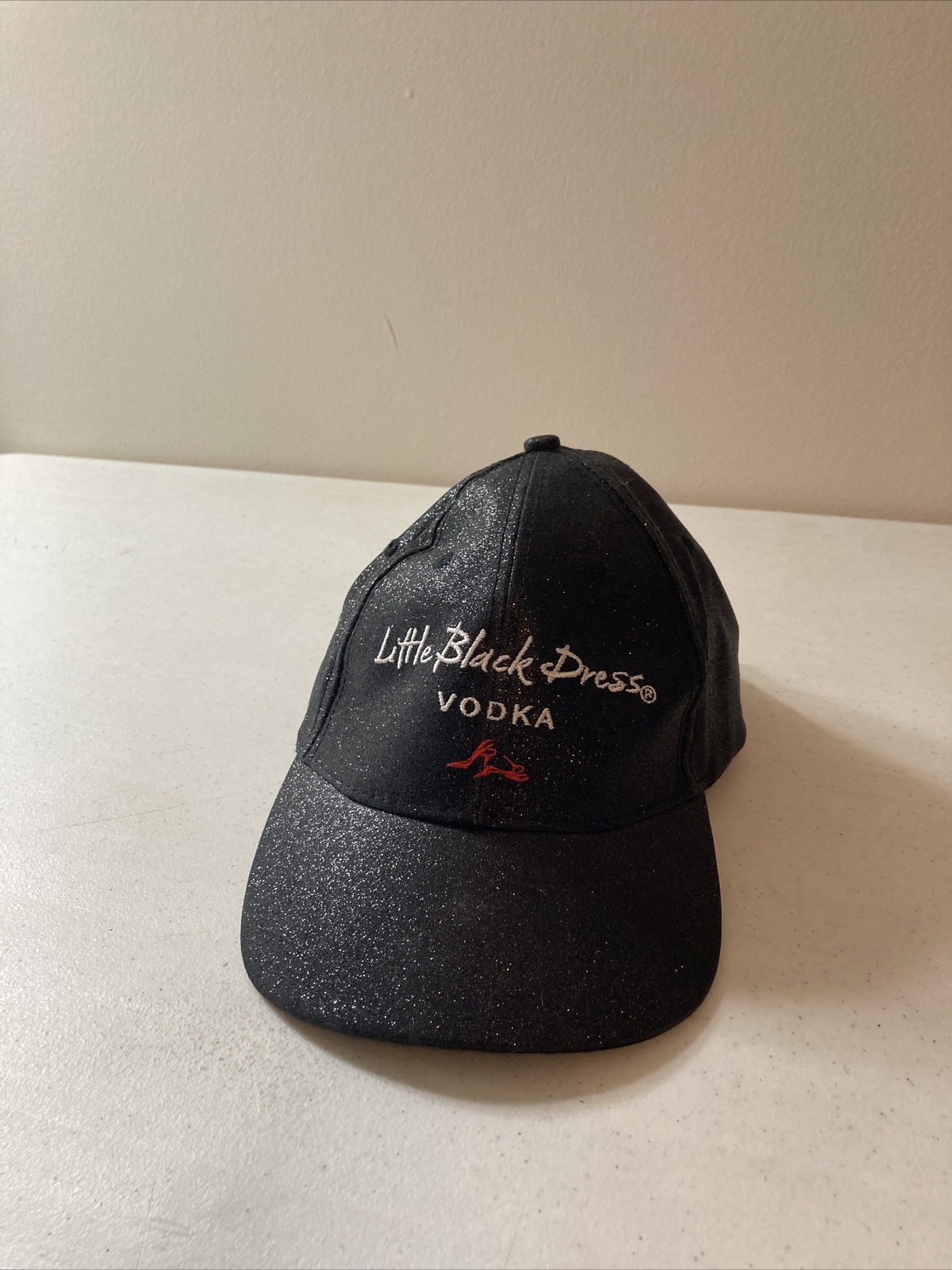 Little Black Dress Vodka Adjustable Strap Black Hat Gem