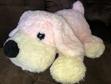 FAO Schwarz Plush Dog Penelope Puppy Stuffed Fluffy 20" 2010 Toys R Us