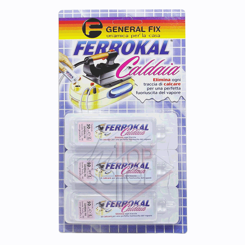 FERROKAL CALDAIA DECALCIFICANTE ANTICALCARE FERRO DA STIRO 3x 50 ml