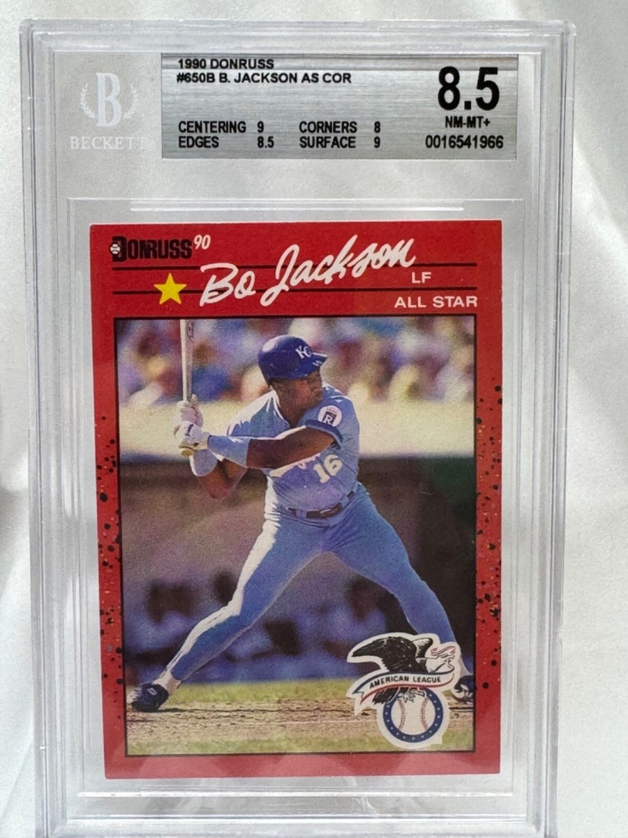 1990 Donruss - Bo Jackson #650 Recent Major League Performance on