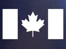Canada Canadian Flag Drapeau Bumper Sticker Decal Perfect for any smooth surface
