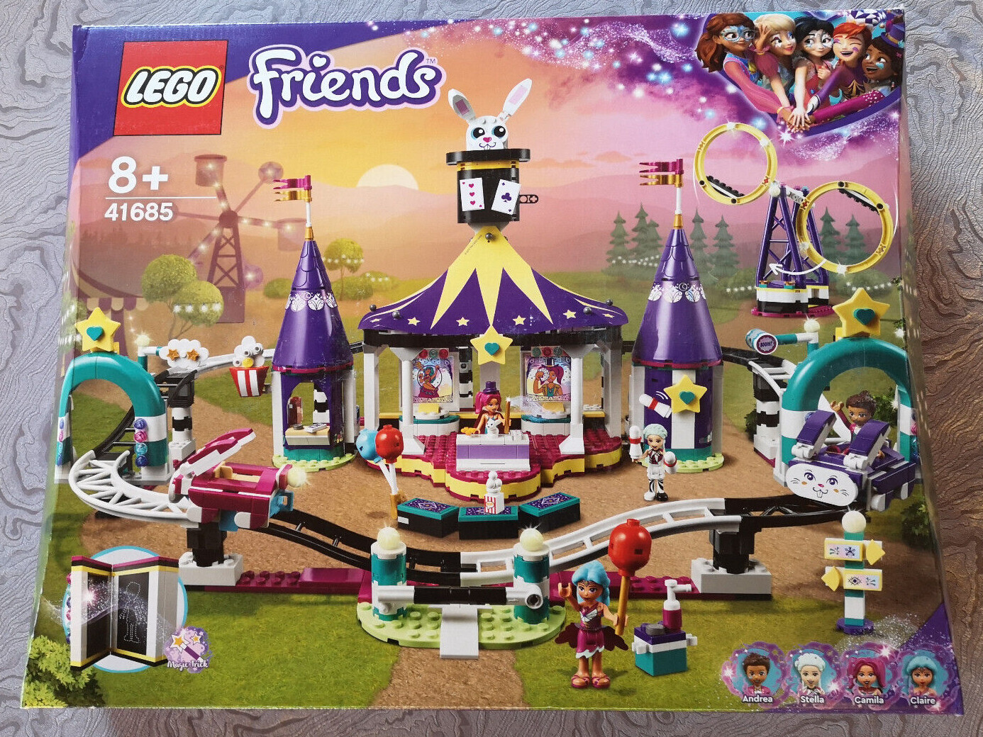 Lego Friends 41685 montagnes russes fête foraine magique - Jouet construction grand huit