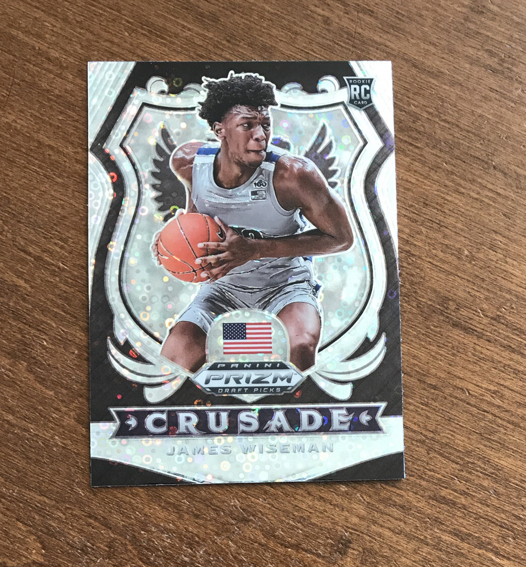 James Wiseman 2020 Prizm Crusade Fast Break Rookie Memphis Pistons Warriors RC