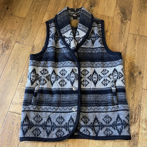 Vtg Woolrich Aztec Print Southwest Wool 