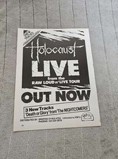 FPOT100 MAGAZINE ADVERT 11X8" HOLOCAUST LIVE