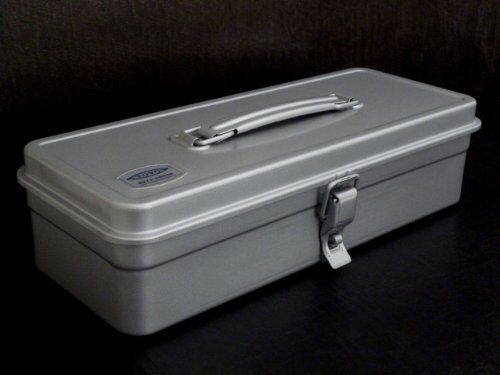 TOYO steel trunk type tool box T-320 Silver Japan