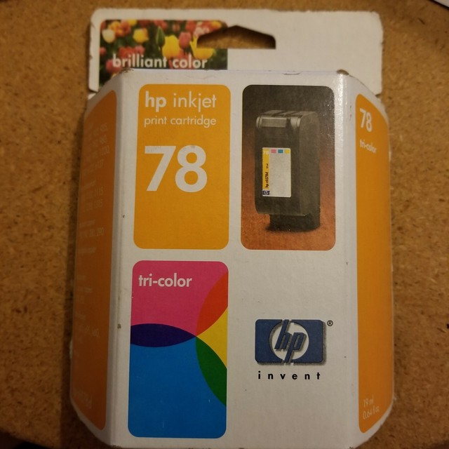 HP 78 Tri Color Inkjet Officejet Cartridge Genuine Original Package HP