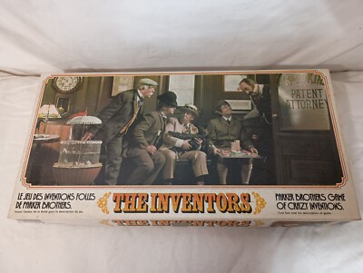 The Inventors Board Game Parker Brothers 1974 Vintage For Parts Mostly Complete 