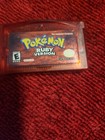 Authentic Pokemon Ruby With Working Gameboy Advance GameShark (No System)