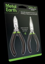 Metal Earth - Tool Kit Enhanced Design Includes Clippers and Needle Nose Pliers