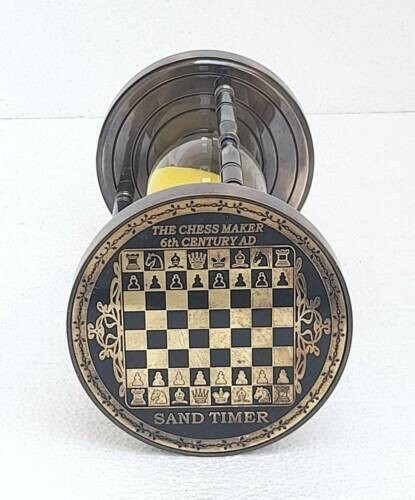 Sablier Minuterie En Laiton Vintage - Style Nautique, Reproduction, Neuf