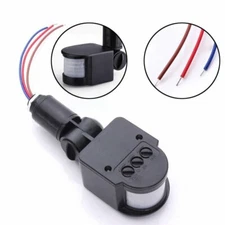 ED Outdoor 110-220V Infrared PIR Motion Sensor Detector Wall Light Switch 140°