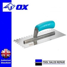 Image of OX Notched Tiling Trowel Stainless Steel