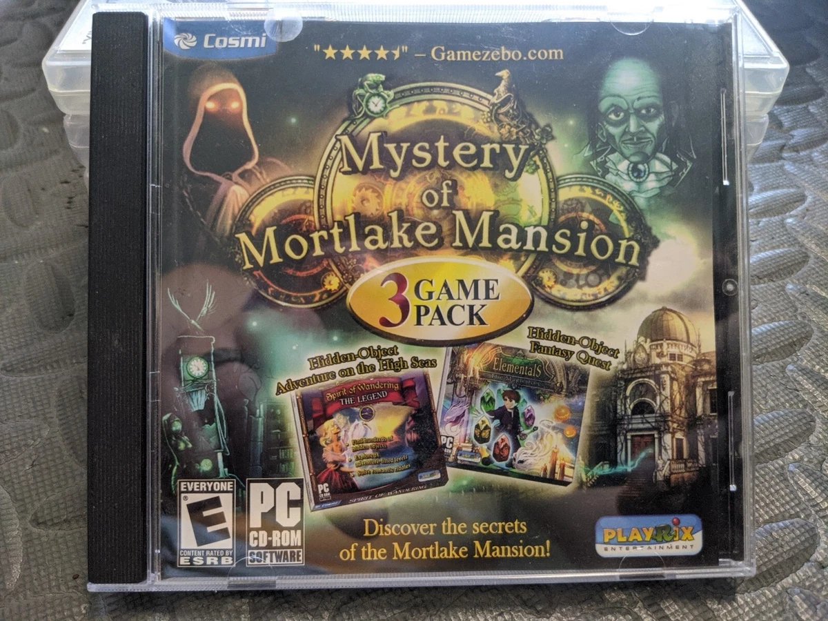 MYSTERY OF MORTLAKE MANSION 3 GAME PACK Hidden Object Brand New 22787611767