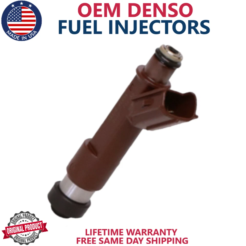 NUEVO x8 OEM DENSO inyectores de combustible para Toyota Land Cruiser 2005, 2006, 2007 4,7 L V8 Foto 2 de 3